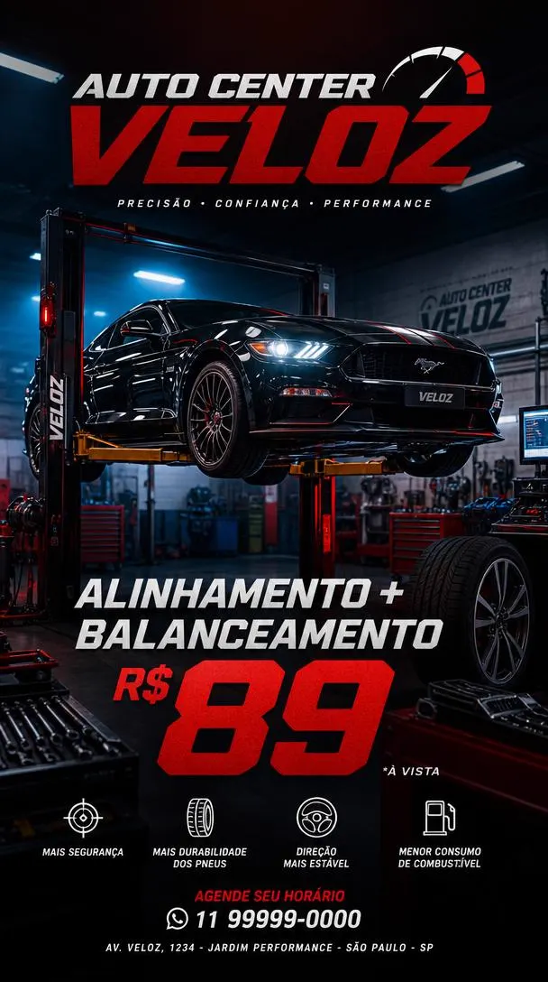 Anúncio Auto Center Veloz